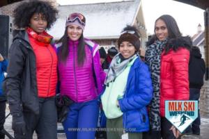 MLK Ski Weekend 2017 Ambassadors winter posing Black Ski Weekend (2)